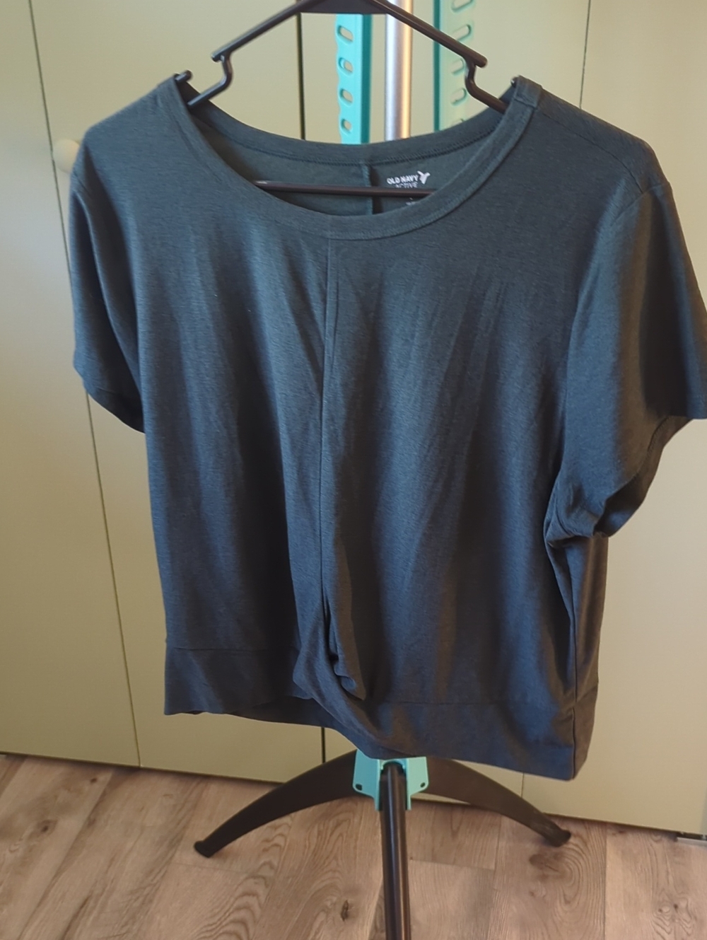 Old Navy Dark Green Short-Sleeve Women's Tee